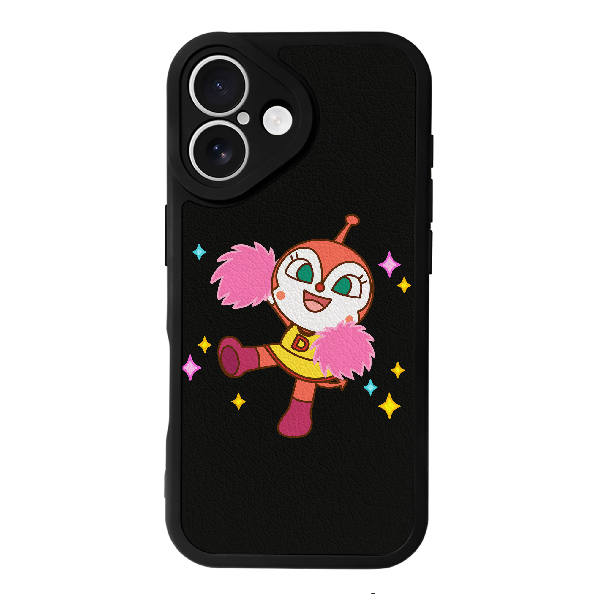 （画像用） アンパンマン Anpanman 【iPhone 16シリーズ対応】シリコンスマホケース（レザー調） 材質：シリコン